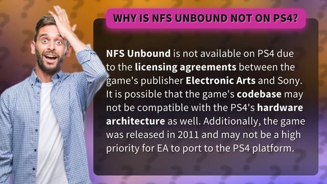 Why is NFS Unbound not on PS4? смотреть онлайн