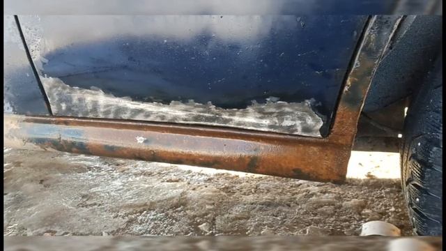 Удаление ржавчины и оцинковка двери и порога автомобиля смотреть онлайн