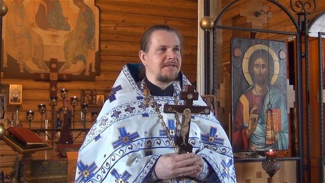 Похвала Пресвятой Богородицы. Проповедь протоиерея Алексия о Тайне Креста на Литургии 17.04.2021г. смотреть онлайн