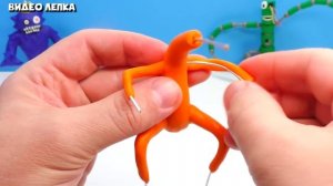 Кошмарные Радужные Друзья ? Часть 5 Rainbow Friends ► Видео Лепка