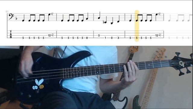 Romanticide by Nightwish - Bass Cover (tablature & notation included) смотреть онлайн