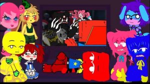 Poppy Playtime React to Poppy Playtime + Rainbow Friends Funny Animation Latest/Gacha