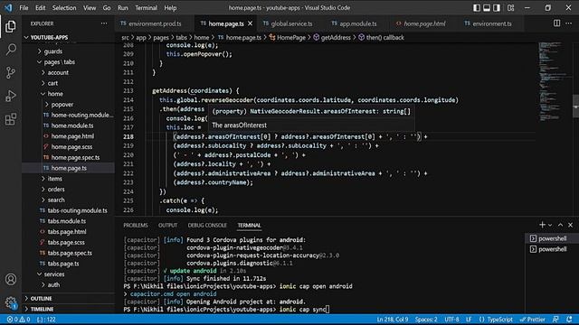 Ionic 6 Native Geocoder - Capacitor (Reverse geocode & Forward geocode ) | Uber Eats App - Ep 10 смотреть онлайн