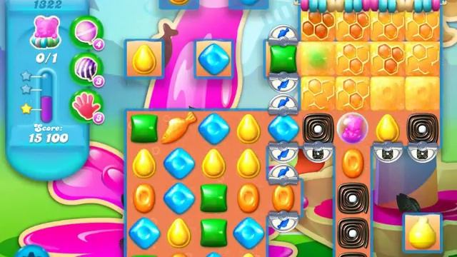Candy Crush Soda Saga Level 1322 (3 Stars) смотреть онлайн