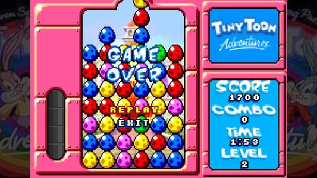 Tiny Toon Adventures: Wacky Stackers - Game Over (GBA) смотреть онлайн