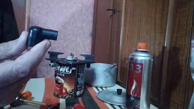Самодельный туристический газовый таганок. смотреть онлайн