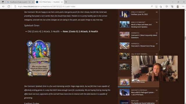 Hearthstone Balance Patch. Nellie Gutted, Smite nerfed. смотреть онлайн