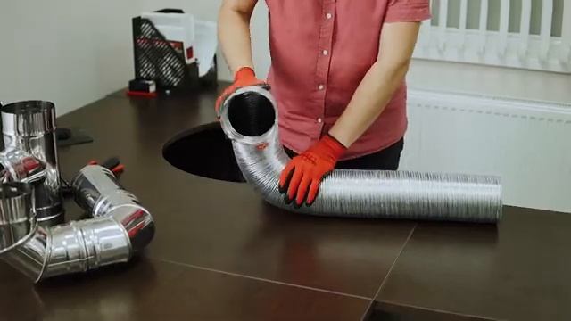 Газоход гофрированный из нержавеющей стали. Плюсы ГГН при использовании в домашних условиях. смотреть онлайн