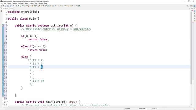 Cómo Comprobar si un NÚMERO es PRIMO o No en JAVA | Con Funciones | #5 смотреть онлайн