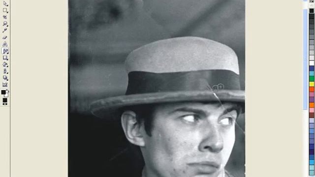 ретушь старой фотографии в Corel Photo-paint