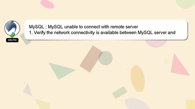 MySQL : MySQL unable to connect with remote server смотреть онлайн