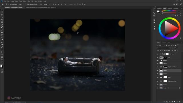 Fantasy Glowing Jellyfish Miniature Photo Effect Photoshop Tutorial смотреть онлайн