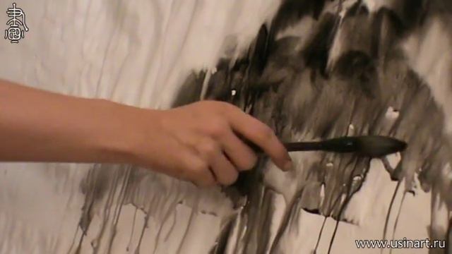 Уроки по пейзажной живописи у-син. Урок 5 _Пейзаж по-мокрому_ смотреть онлайн