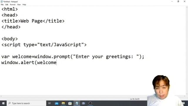 introduction to JavaScript Tutorial 18 Tagalog = WINDOW.PROMPT || WINDOW.ALERT || DOCUMENT.WRITE смотреть онлайн