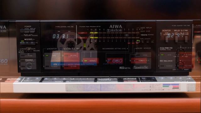 Stereo Cassette Deck AIWA AD F660 смотреть онлайн