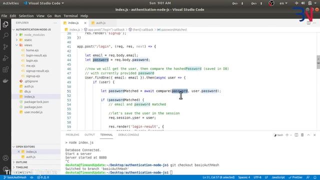 Authentication With Nodejs [express-session, JWT] смотреть онлайн