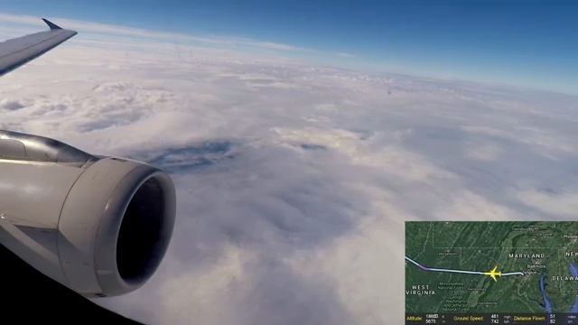 United Airlines First Class Full Flight: Washington DC to Chicago O'Hare - Airbus A320 смотреть онлайн