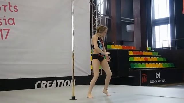 (Пабель Полина) Polina Pabel - Pole Sport Russia 2017 - demonstration perfomance смотреть онлайн