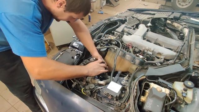 Mercedes-Benz W140 КАБАН - Ремонт клапанов печки смотреть онлайн