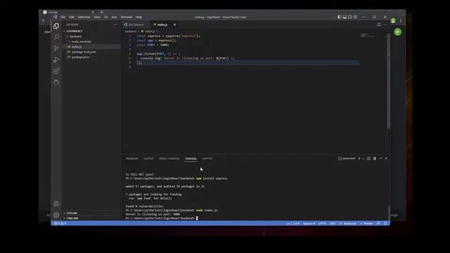 How to create a login system using React & Express | Pt.1 смотреть онлайн