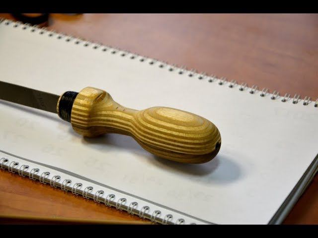 Токарка с помощью ленточной пилы. Как сделать ручку для напильника на ленточной пиле. смотреть онлайн