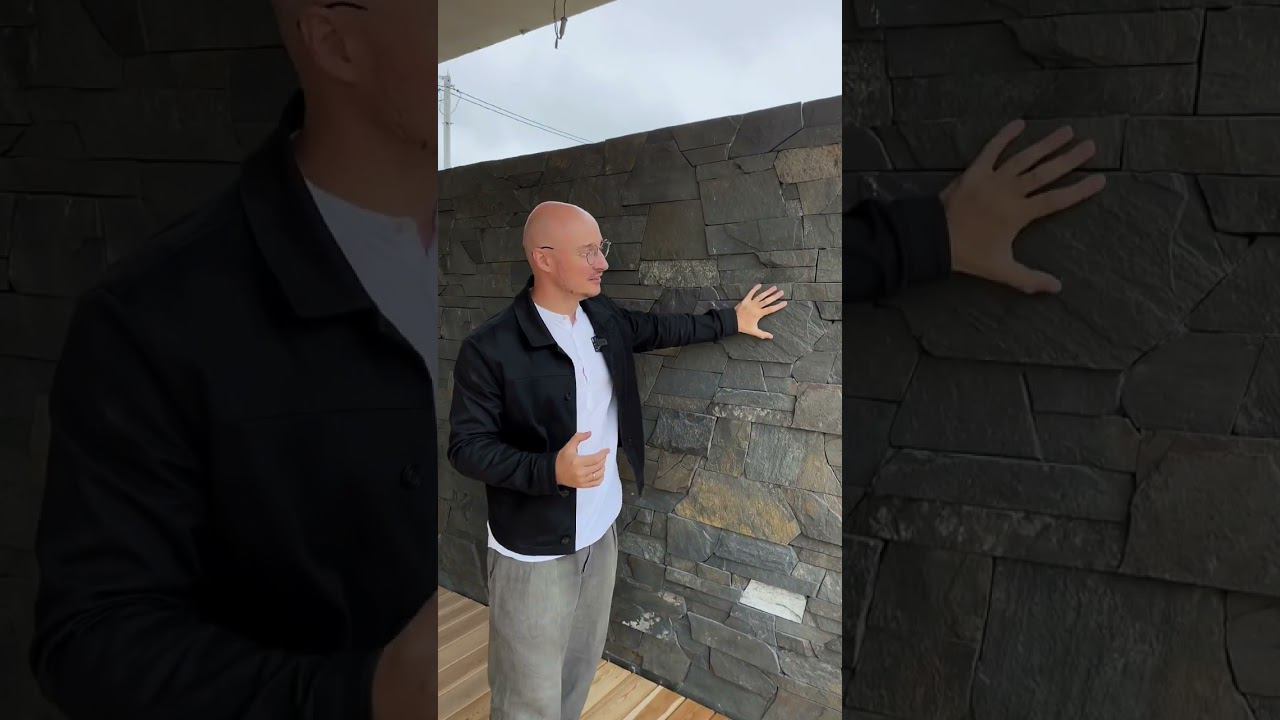 Златолит на подпорной стенке. Как вам?) #zrobimarchitects смотреть онлайн