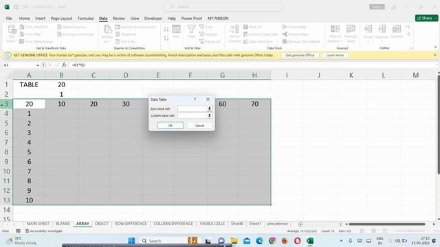 CTRL G In Excel | Go-To Window | Excel Tutorials [Hindi] смотреть онлайн