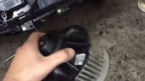 Очистка и смазка моторчика печки