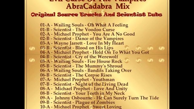 Scientist Rids The World Of The Evil Curse Of The Vampires Original Source Tracks + Scientist Dubs