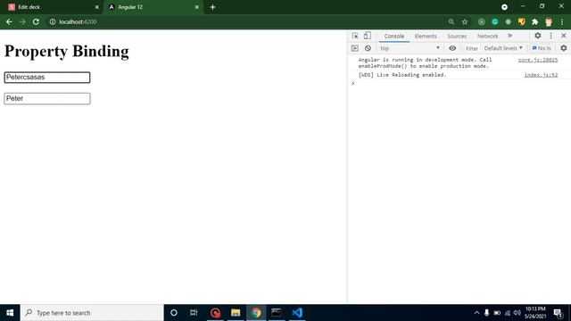 Angular 12 tutorial #14 Property Binding Example смотреть онлайн