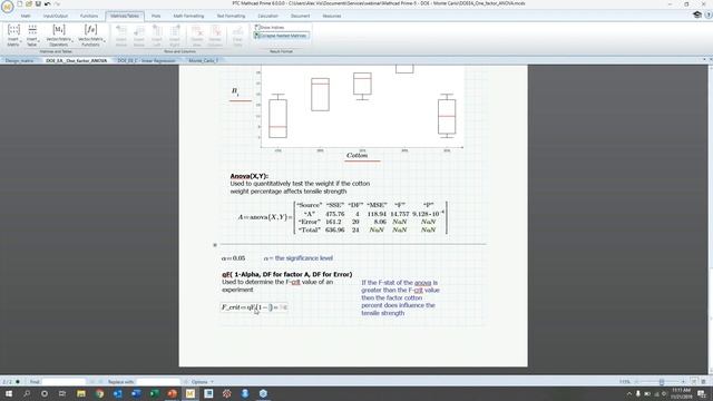 Mathcad Prime 6 Design of Experiments смотреть онлайн