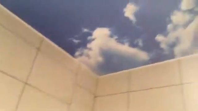 Фотопечать облаков в ванной смотреть онлайн