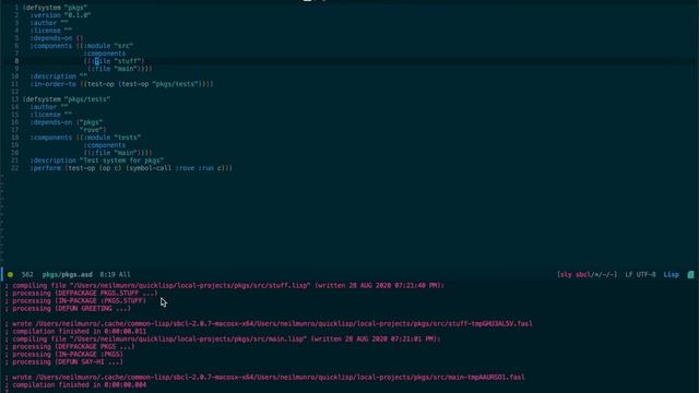 Common Lisp Tutorial 9a: Packages смотреть онлайн