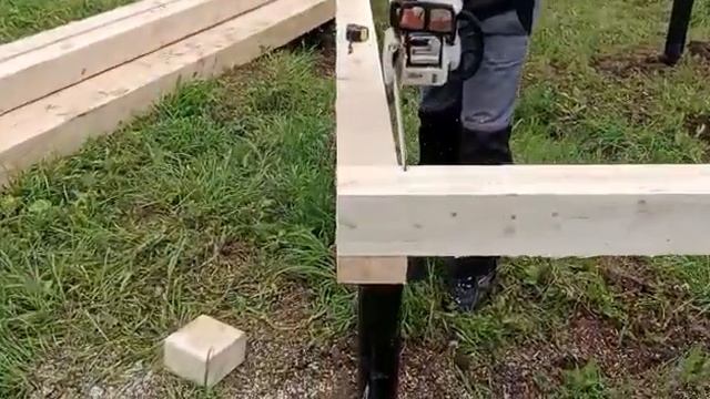 Обвязка свайного фундамента. смотреть онлайн