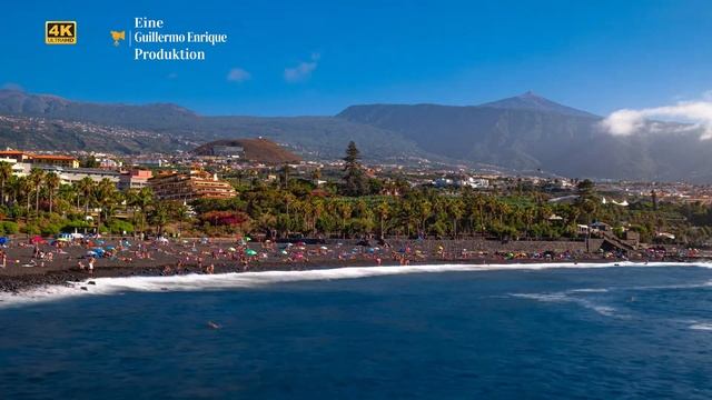 07-25-20, Puerto de la Cruz Playa Jardin, Tenerife, Timelapse, on the beach. смотреть онлайн