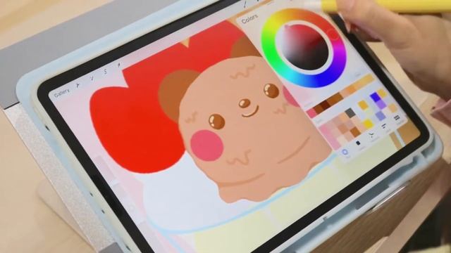 ✨draw with me! ✨ cute food drawing on procreate & ipad asmr? смотреть онлайн
