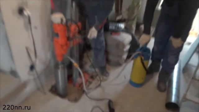 Алмазное сверление или не бывает более ровных отверстий в бетоне. смотреть онлайн