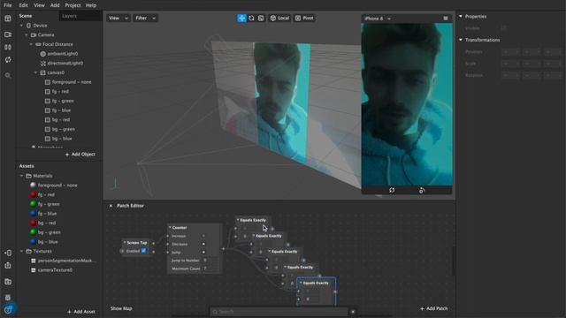 Alternate Layer Material (Patch Editor) Filter Effect | Instagram & Facebook | Spark AR Tutorial смотреть онлайн