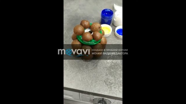 Подсвечник из банки и скорлупы ореха Макадамии. смотреть онлайн