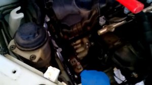 Снятие ремня и генератора new actyon бензин