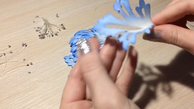 СНЕЖИНКА своими руками | НОВОГОДНЕЕ УКРАШЕНИЕ смотреть онлайн