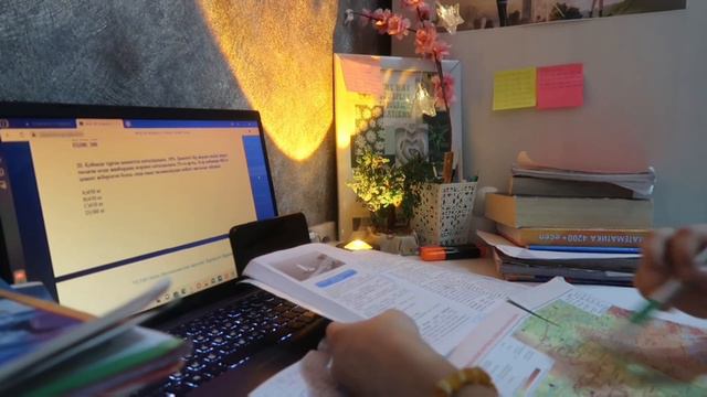| STUDY WITH ME| 1 ЧАС УЧЕБЫ В РЕАЛЬНОМ ВРЕМЕНИ! Night Version *для тех кому не с кем учится:)
