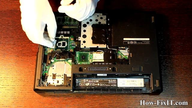 Dell Latitude E5410 Disassembly, Fan Cleaning, and Thermal Paste Replacement Guide смотреть онлайн