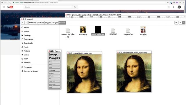 Basic Steganography 2: Converting to Alpha Channel RGBA Colorspace смотреть онлайн