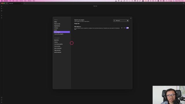 Obsidian file snapshot recovery смотреть онлайн