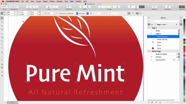 Working With Variable Fonts | CorelDRAW for Mac смотреть онлайн
