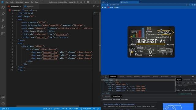 Basic Image Slider using HTML, CSS & JavaScript | Part 1 - Basic Slider смотреть онлайн