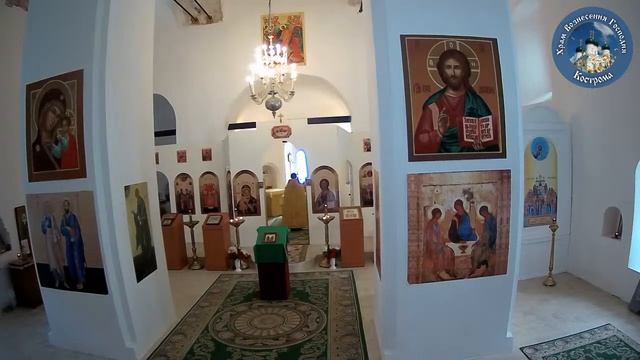 8 июля. Божественная Литургия в день памяти святых благоверных князя Петра и и княгини Февронии смотреть онлайн
