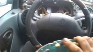 РЕНО Меган , ремонт приборной панели ч 1