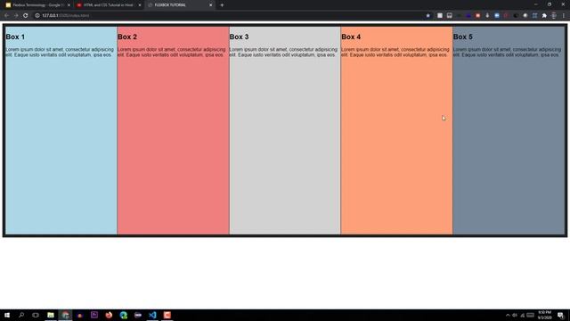 Flexbox Tutorial 06 in Hindi (Align Items) смотреть онлайн